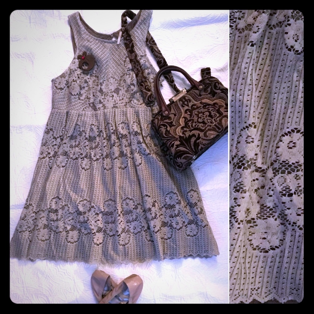 Free People Lace Babydoll Dress